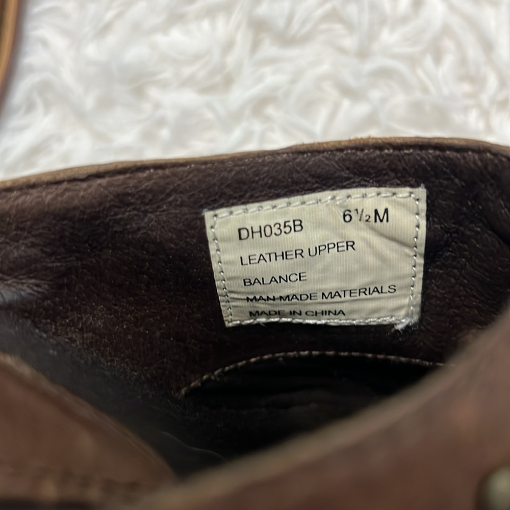 Sonora by Double H Boots Brown Studded Pointed Toe Leather Mules 6.5 - Picture 10 of 10